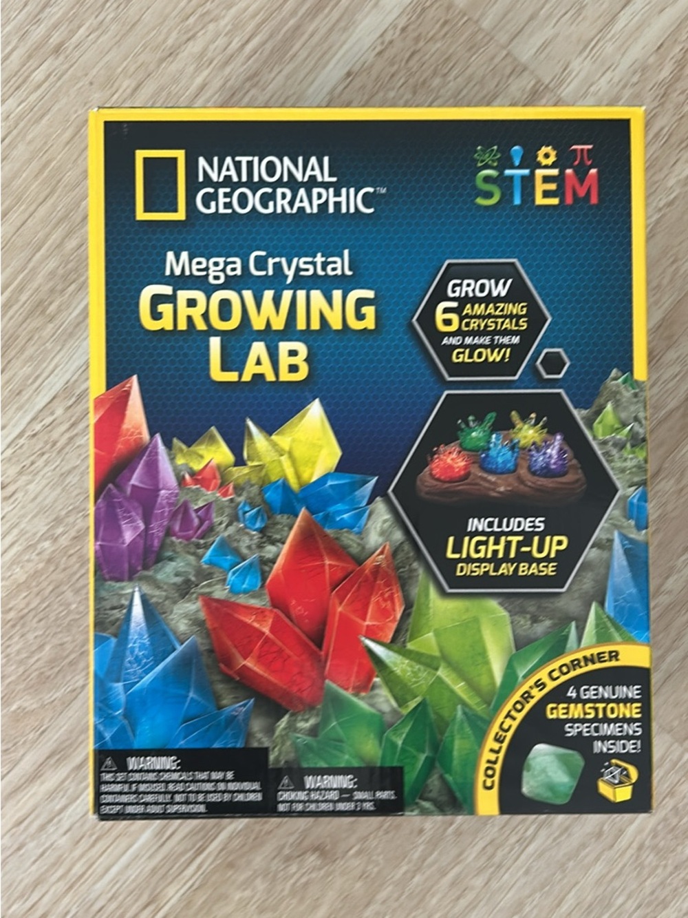 National Geographic Mega Crystal Growing Lab – Blue, Red, Green, Yellow, Purple